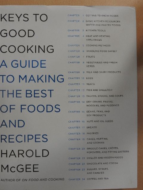 Harold McGee - Keys to Good Cooking [antikvár]