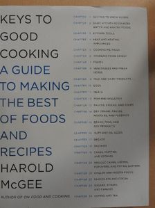 Harold McGee - Keys to Good Cooking [antikvár]