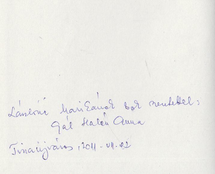 Gál Halász Anna - Gyógyító könnyek (Dedikált) [antikvár]