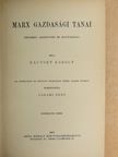 Kautsky Károly - Marx gazdasági tanai [antikvár]