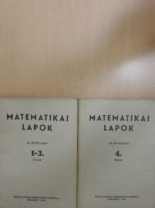 Aczél János - Matematikai Lapok 1960/1-4.  [antikvár]
