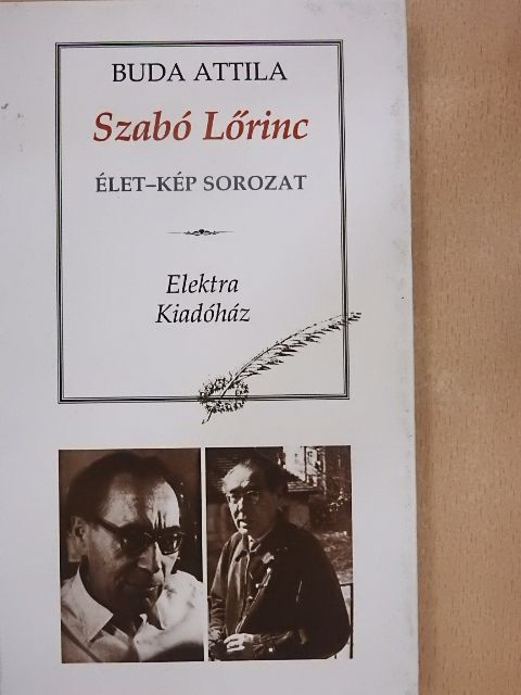 Buda Attila - Szabó Lőrinc [antikvár]