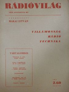 Rádióvilág 1946. augusztus [antikvár]