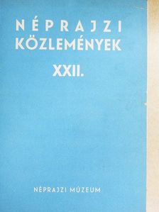 Földes László - Néprajzi közlemények XXII. [antikvár]