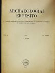 B. L. - Archaeologiai értesítő 1957/1. [antikvár]