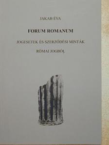 Jakab Éva - Forum romanum [antikvár]