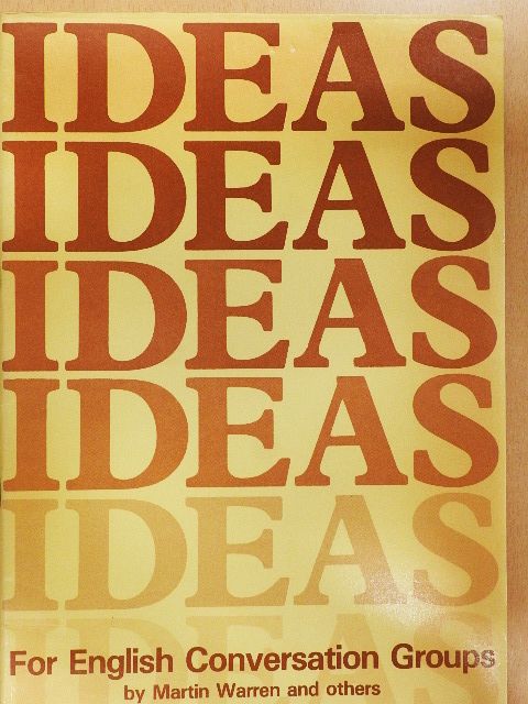 Jimmie Hill - Ideas For English Conversation Groups [antikvár]