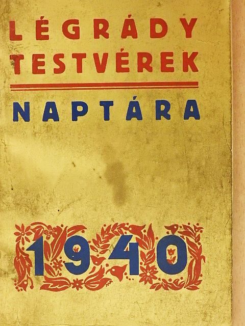 Aldous Huxley - Légrády Testvérek naptára 1940 [antikvár]