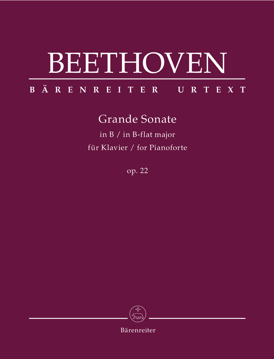 BEETHOVEN - GRANDE SONATE IN B FÜR KLAVIER OP.22
