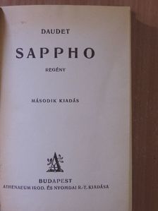 Daudet - Sappho [antikvár]