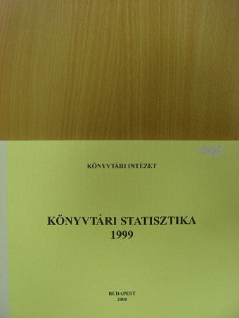 Könyvtári statisztika 1999 [antikvár]