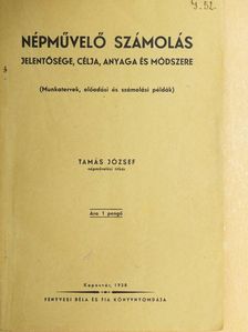 Tamás József - Népművelő számolás [antikvár]