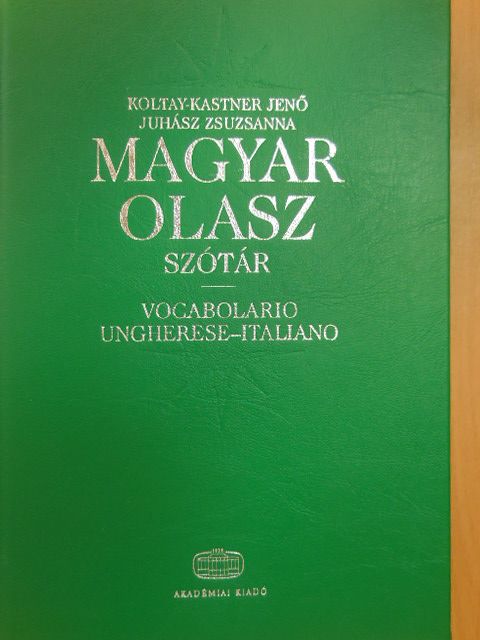 Juhász Zsuzsanna - Magyar-olasz szótár [antikvár]