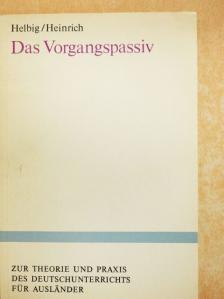 Gerhard Helbig - Das Vorgangspassiv [antikvár]