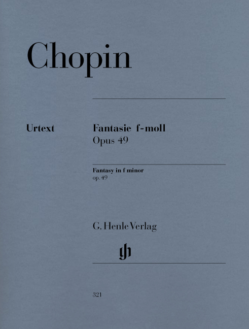 Chopin - FANTASIE f-MOLL OP.49 FÜR KLAVIER URTEXT (HERTTRICH/THEOPOLD)