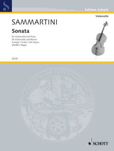 SAMMARTINI - SONATA FOR VIOLONCELLO AND PIANO G MAJOR (MOFFAT/RAPP)