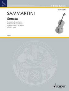 SAMMARTINI - SONATA FOR VIOLONCELLO AND PIANO G MAJOR (MOFFAT/RAPP)