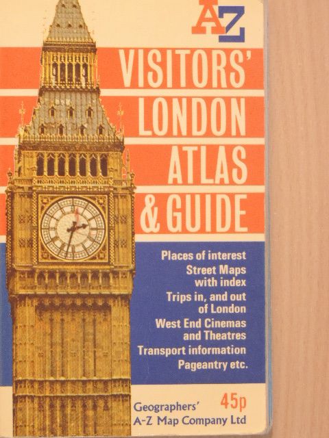 Geographers' A to Z visitors' London atlas and guide [antikvár]