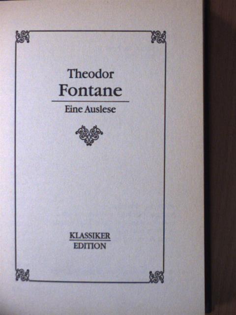 Theodor Fontane - Theodor Fontane [antikvár]