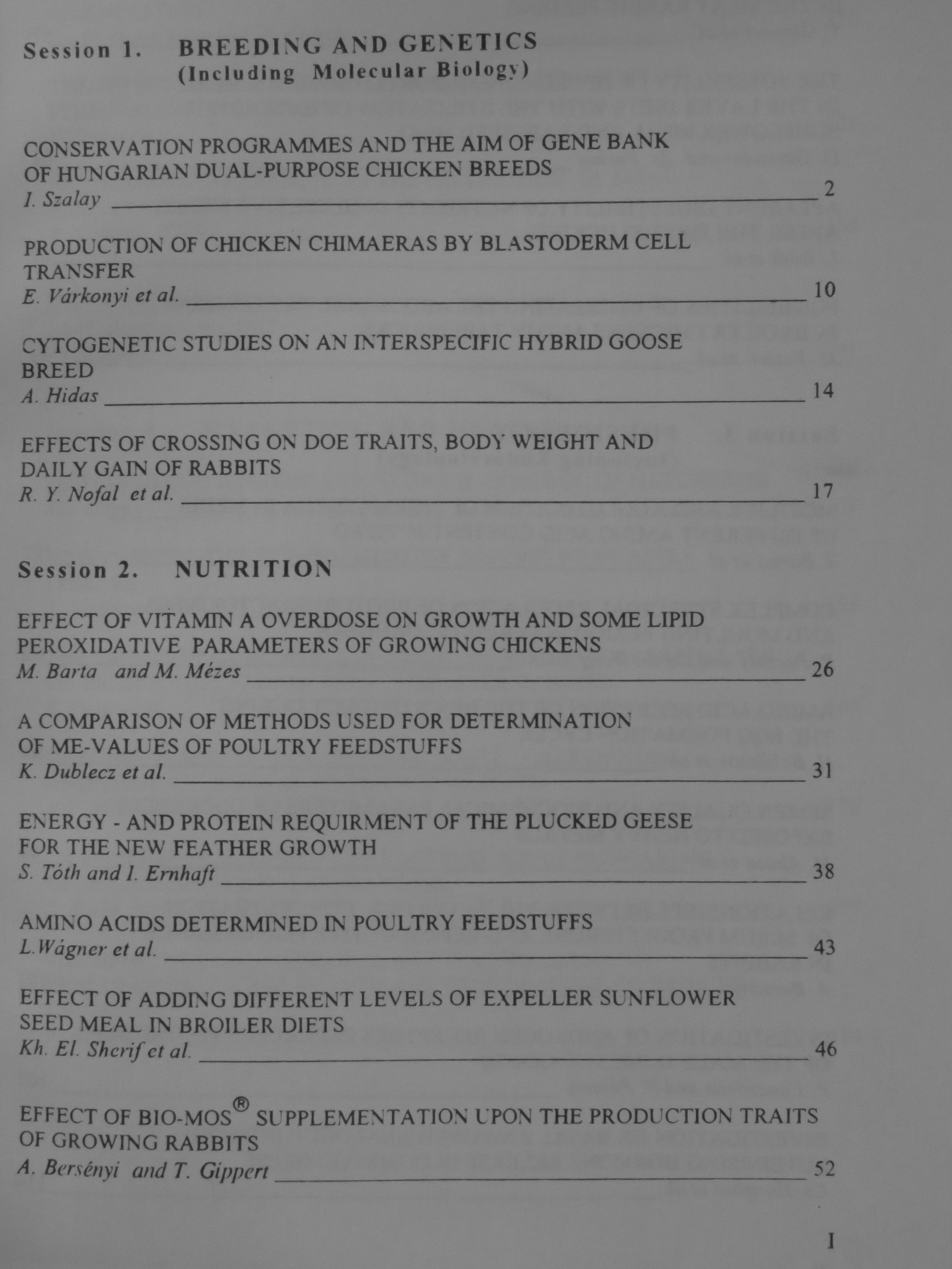 A. Hidas - Oral Presentations and Posters I-II. [antikvár]