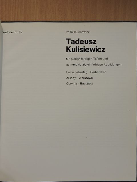 Irena Jakimowicz - Tadeusz Kulisiewicz  [antikvár]