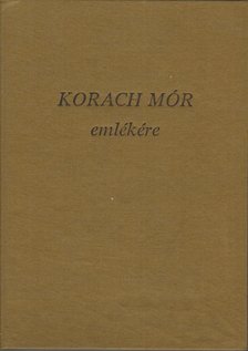 Korach Mór emlékére [antikvár]