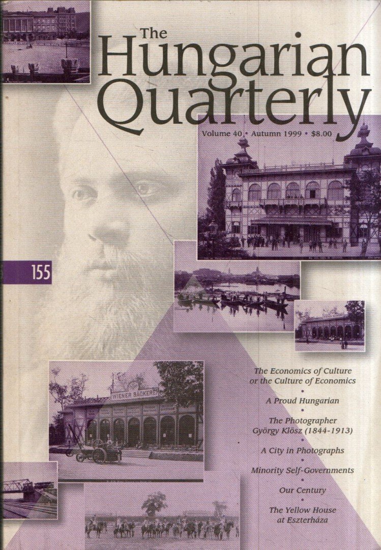 Vajda Miklós - The Hungarian Quarterly 155 Volume 40 Autumn 1999 [antikvár]