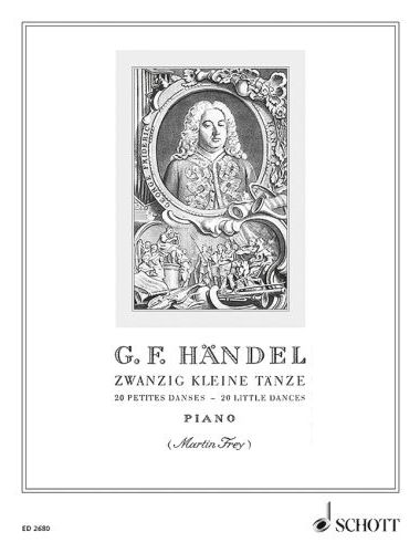 HAENDEL - ZWANZIG KLEINE TAENZE FÜR PIANO (MARTIN FREY) ANTIKVÁR