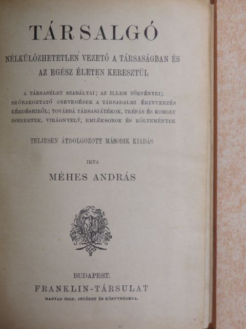 Méhes András - Társalgó [antikvár]