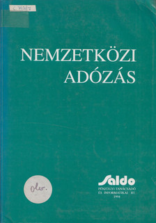 Dr. Deák Dániel - Nemzetközi adózás [antikvár]