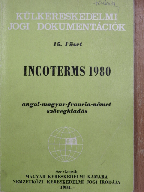 Incoterms 1980 [antikvár]