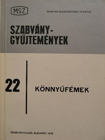 Könnyűfémek [antikvár]