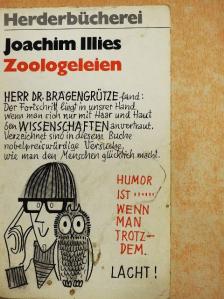 Joachim Illies - Zoologeleien [antikvár]