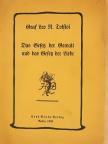 Graf Leo N. Tolstoj - Das Gesetz der Gewalt und das Gesetz der Liebe (gótbetűs) [antikvár]