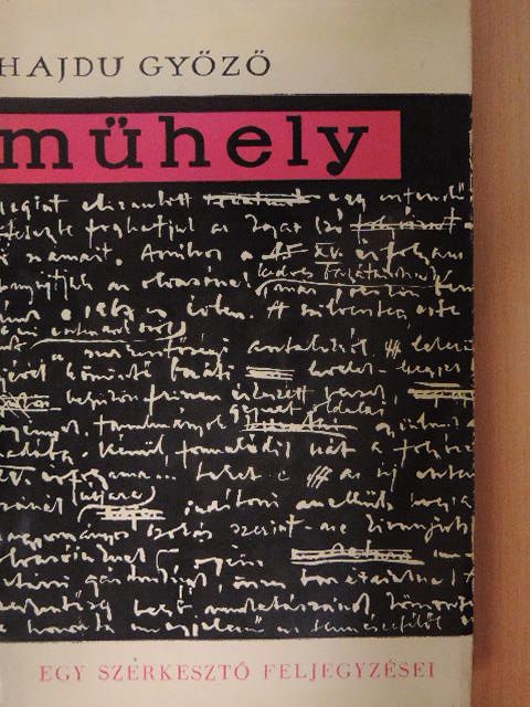 Hajdu Győző - Műhely [antikvár]