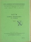 Acta Universitatis Szegediensis VII./3 [antikvár]