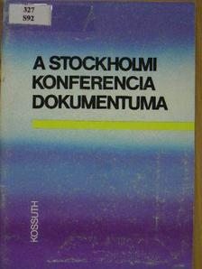 A stockholmi konferencia dokumentuma [antikvár]