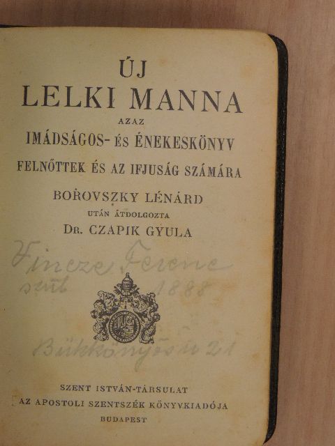 Borovszky Lénárd - Új lelki manna [antikvár]