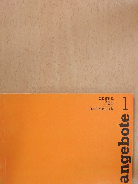 Claude Schnaidt - Angebote 1 [antikvár]
