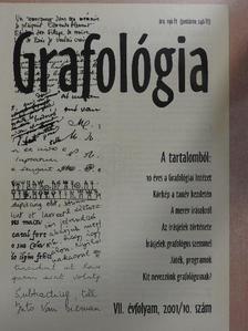 Dr. Ravasz Bernadett - Grafológia 2001. október [antikvár]