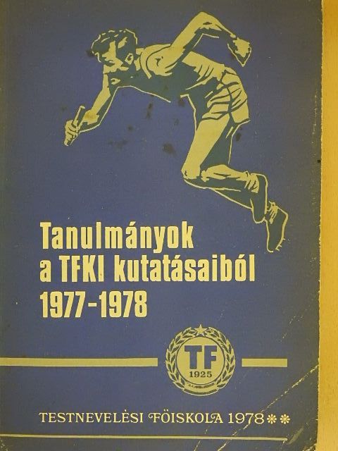 Büchler Róbert - Tanulmányok a TFKI kutatásaiból 1977-1978 [antikvár]