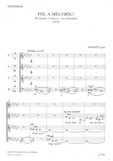BÁRDOS LAJOS - FÖL A MÉLYBŐL - VEGYESKARRA