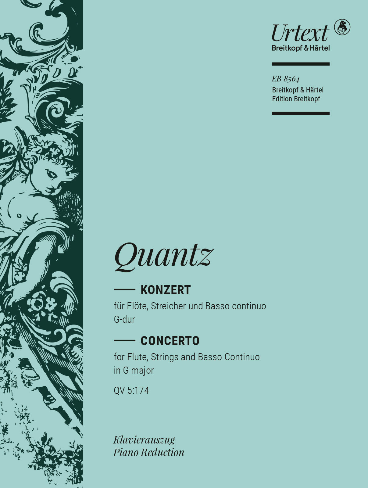 QUANTZ - KONZERT FÜR FLÖTE, STREICHER UND BASSO CONTINUO G-DUR KLAVIERAUSZUG