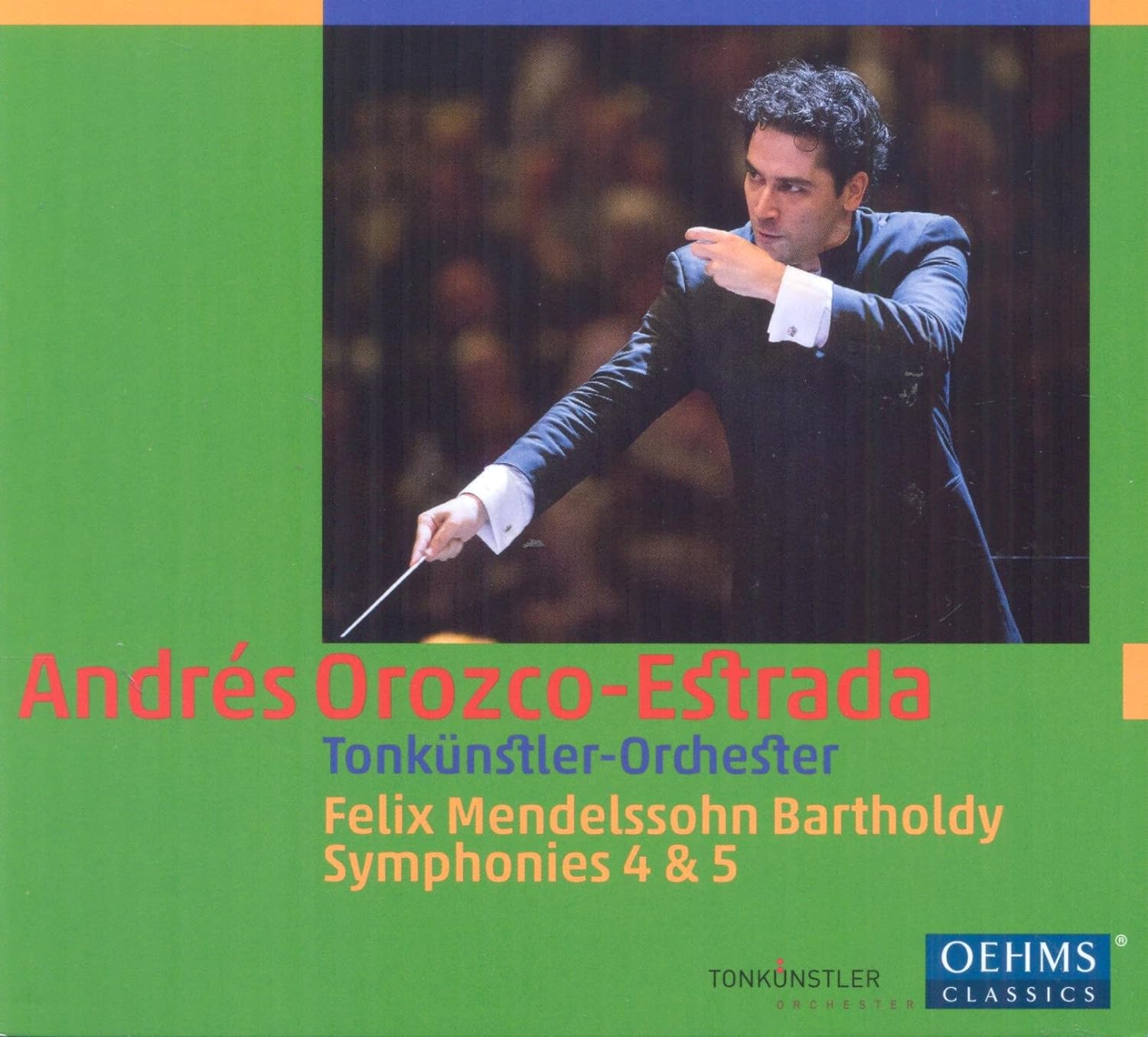 FELIX MENDELSSOHN BARTHOLDY - SYMPHONIES 4&5 CD OROZCO ESTRADA