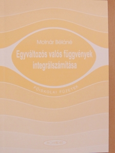 Molnár Béláné - Egyváltozós valós függvények integrálszámítása [antikvár]