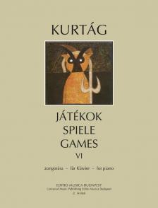 KURTÁG - JÁTÉKOK VI ZONGORÁRA