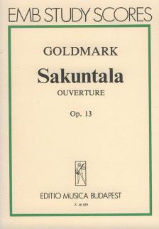 GOLDMARK KÁROLY - SAKUNTALA OUVERTURE OP.13,KISPARTITURA