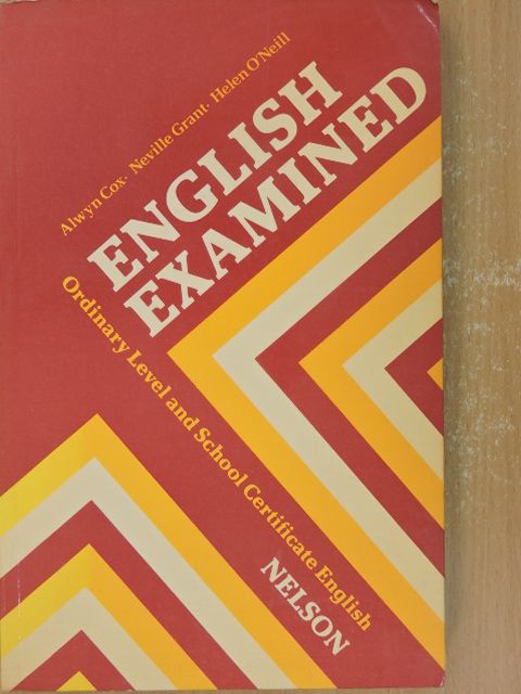 Alwyn Cox - English Examined [antikvár]