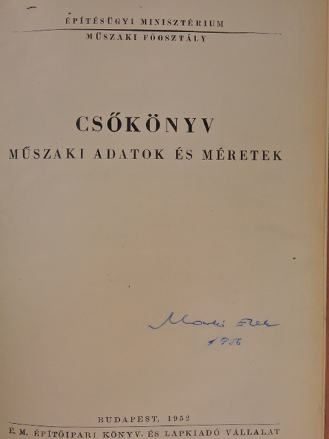 Csőkönyv [antikvár]