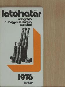 Benjámin László - Látóhatár 1976. január [antikvár]